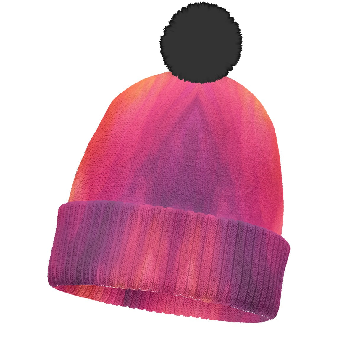 Unisex Knitted Hat With Pom-Pom