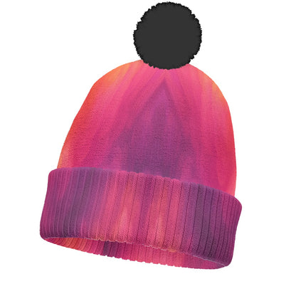 Unisex Knitted Hat With Pom-Pom