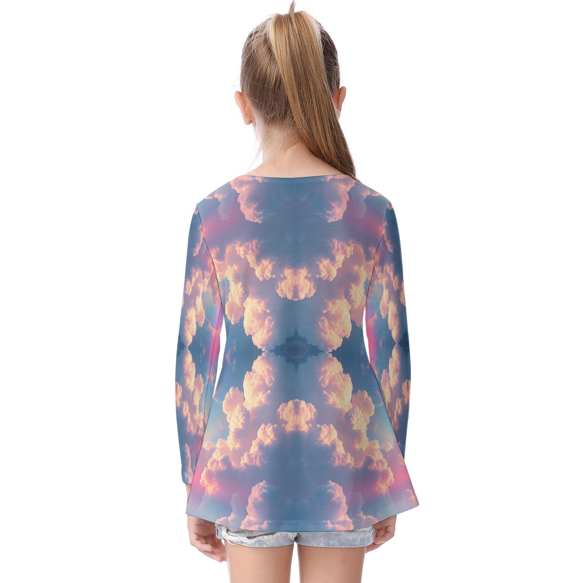 Unisex Kid's Long Sleeve O-neck T-shirt