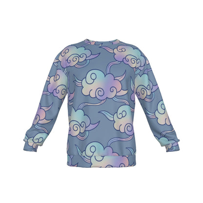 Men's Drop Shoulder Round Neck Long-Sleeved Sweatshirt