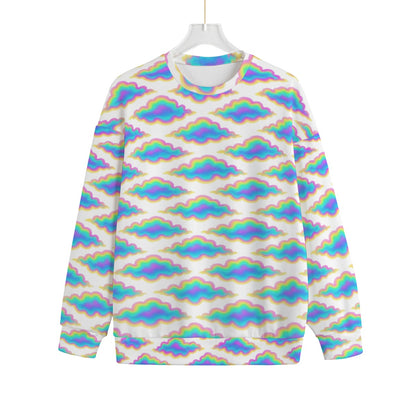 Unisex Drop-shoulder Knitted Fleece Sweater - view 1