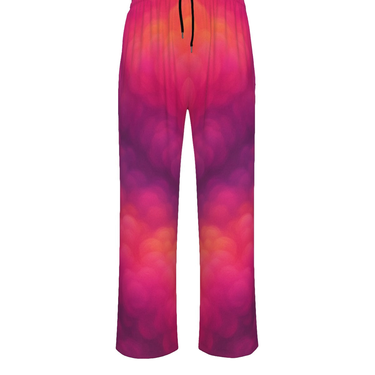 Unisex Knitted Fleece Wide Leg Pants