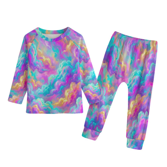 Kid's Knitted Fleece Set