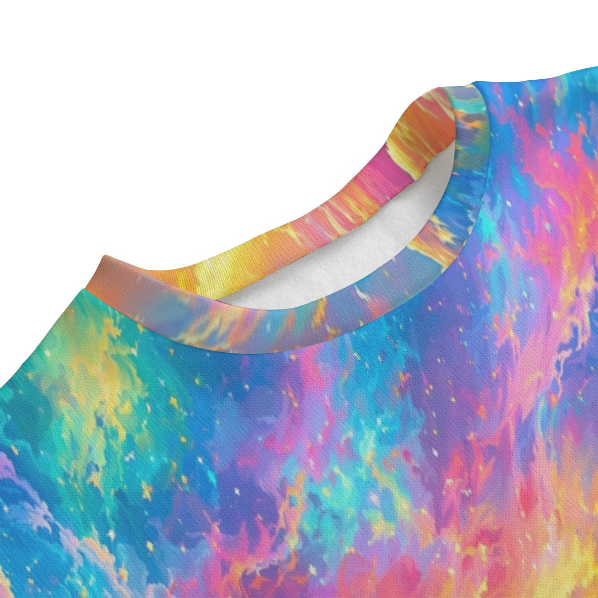 Unisex Drop-shoulder Knitted Fleece Sweater - view 3