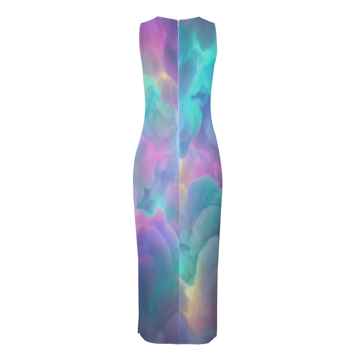 Women's Beach Perspective Chiffon Sleeveless Dress