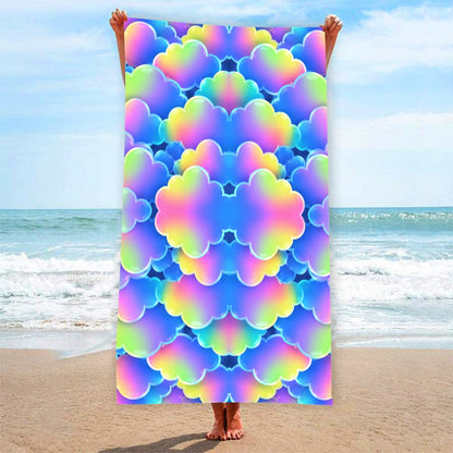 Adult Beach towel Vertical Style Printed in USA|320GSM