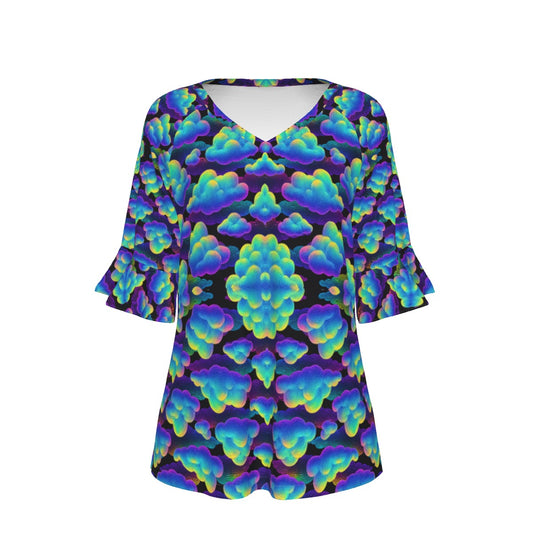 Women's T-shirt With Bell Sleeve