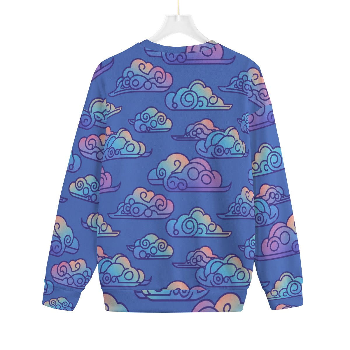 Unisex Drop-shoulder Knitted Fleece Sweater - view 2