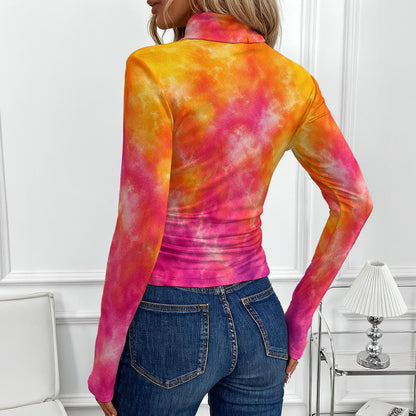 Women’s High-Neck Long-Sleeve Top - view 3