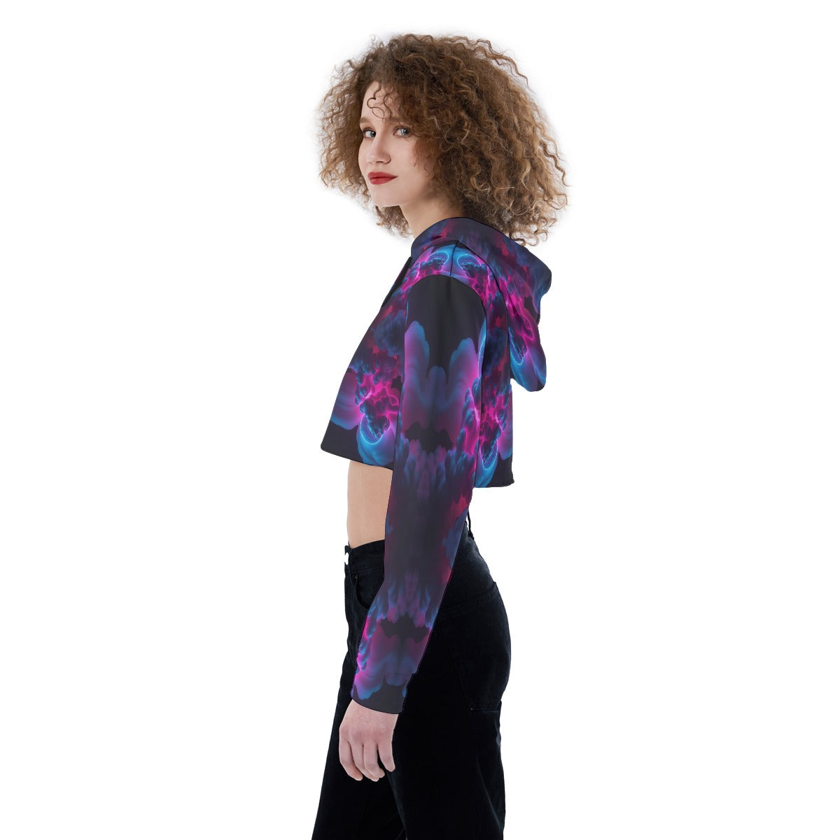 Women's Crop Top Hoodie