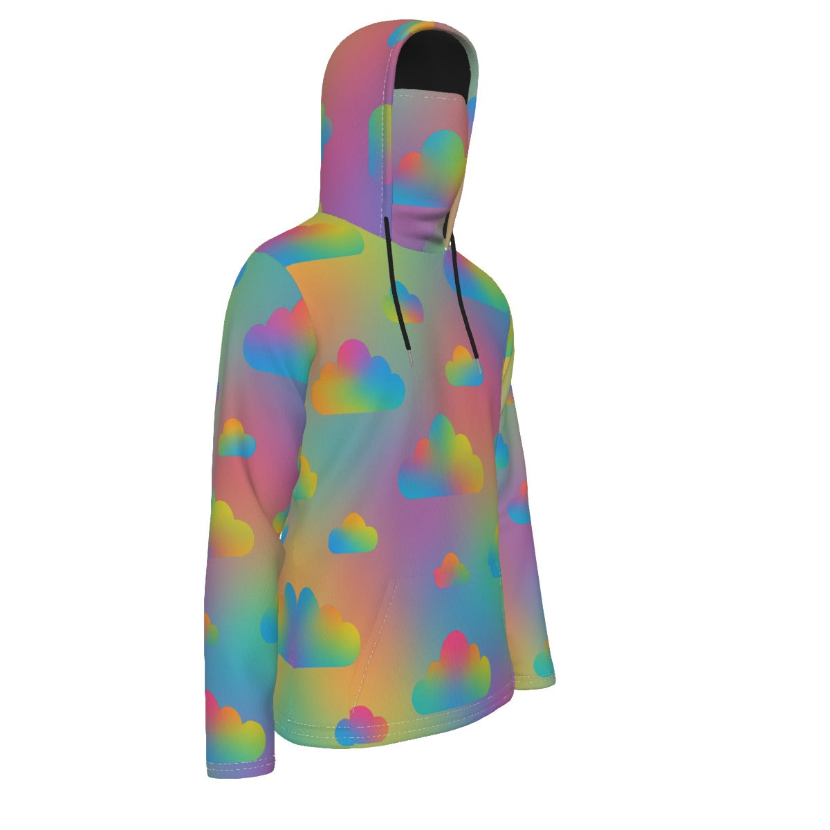 Men's Pullover Hoodie With Mask - view 4