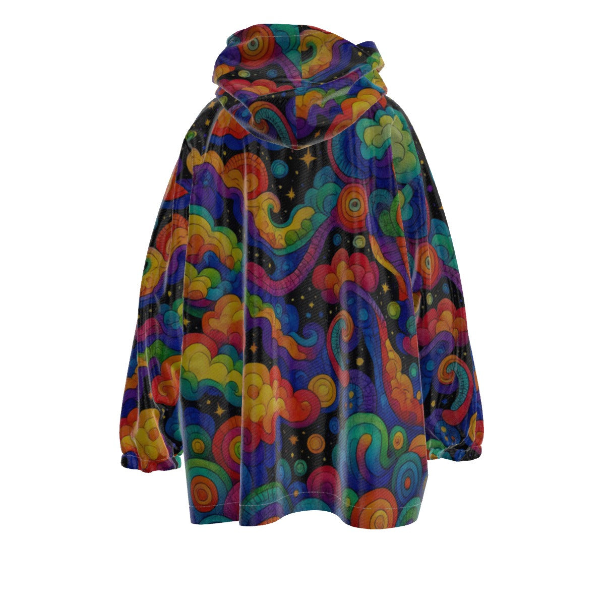 Unisex Kid's Sherpa Fleece Hoodie Blanket