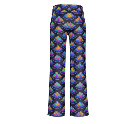 Women's High-waisted Straight-leg Trousers