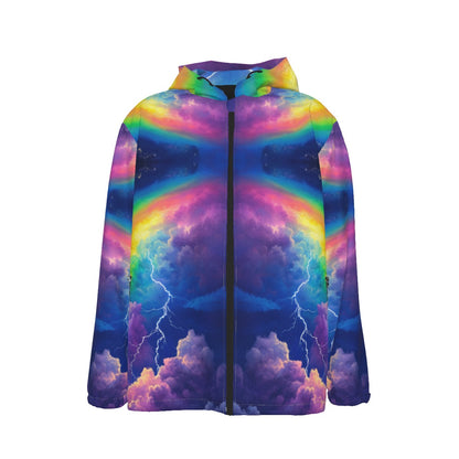 Men's Hooded Zipper Windproof Jacket