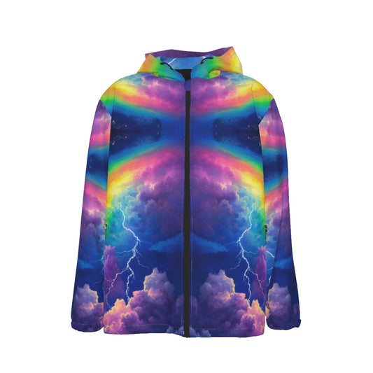 Men's Hooded Zipper Windproof Jacket