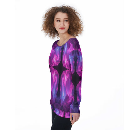 Women's Off-Shoulder Sweatshirt