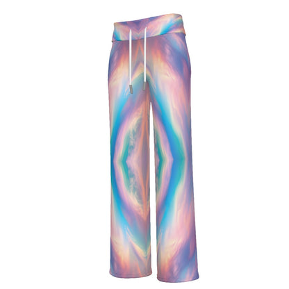 Women's High-waisted Straight-leg Trousers