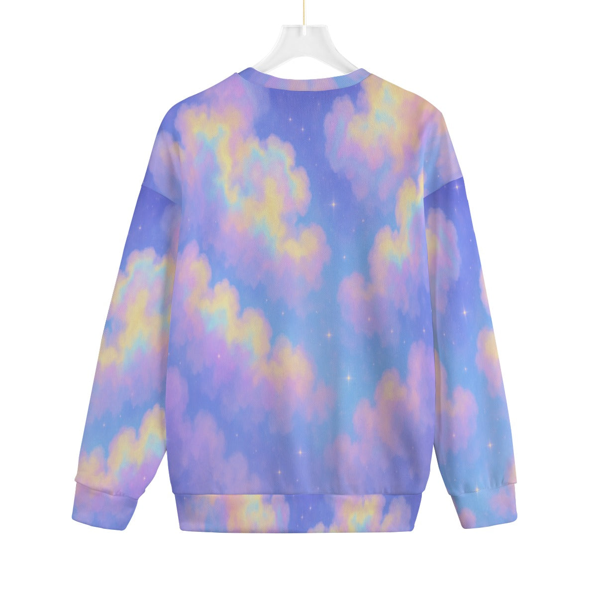 Unisex Drop-shoulder Knitted Fleece Sweater - view 2