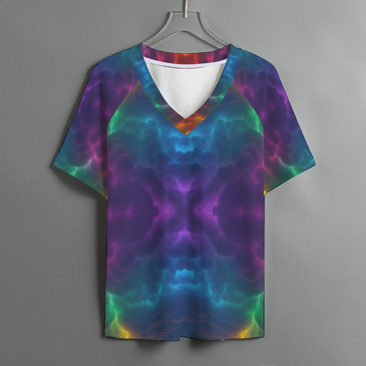 Women's V-neck T-shirt With Short Sleeve