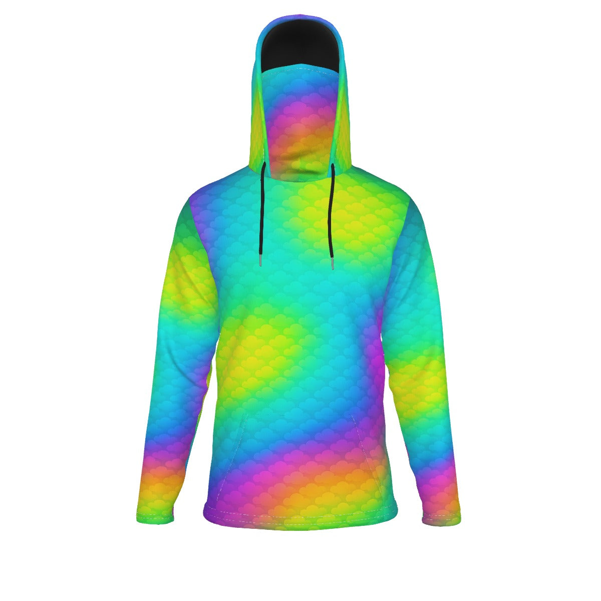 Men's Pullover Hoodie With Mask - view 1