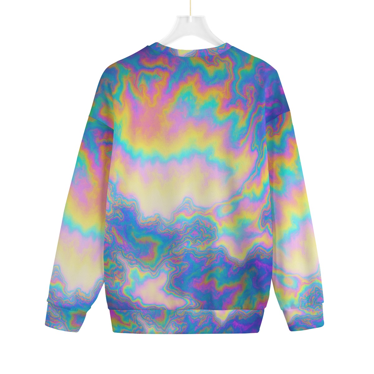 Unisex Drop-shoulder Knitted Fleece Sweater - view 2