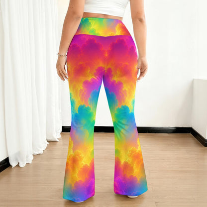 All-over print Women's Flare Yoga Pants
