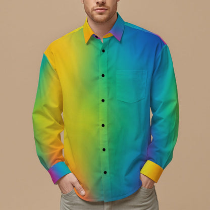 Men's Slim Fit Long Sleeve Shirt