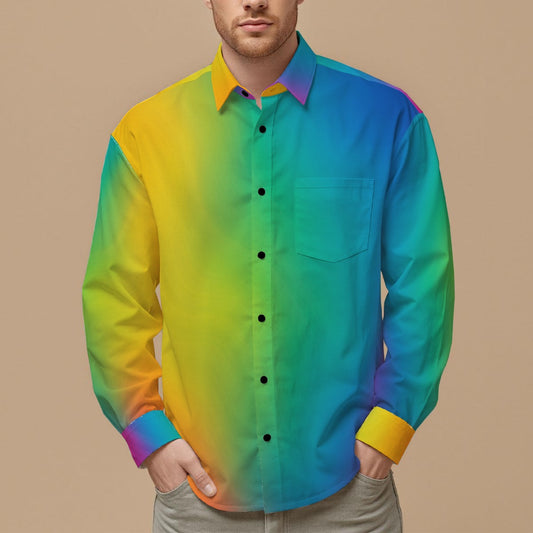 Men's Slim Fit Long Sleeve Shirt