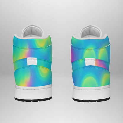 Women's Synthetic Leather Stitching Shoes