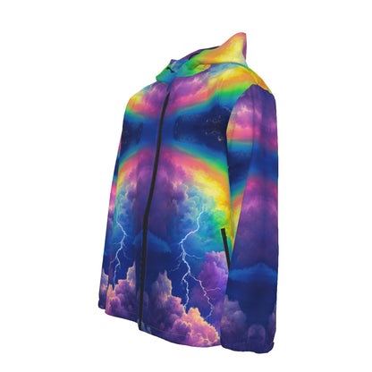 Men's Hooded Zipper Windproof Jacket