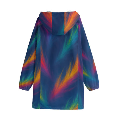 Unisex Windbreaker Long Jacket