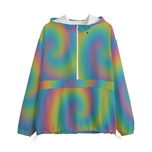 Unisex Pullover Jacket With Zipper Closure