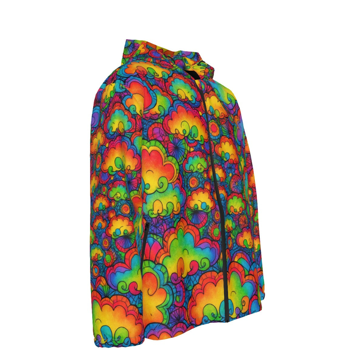 Men's Hooded Zipper Windproof Jacket