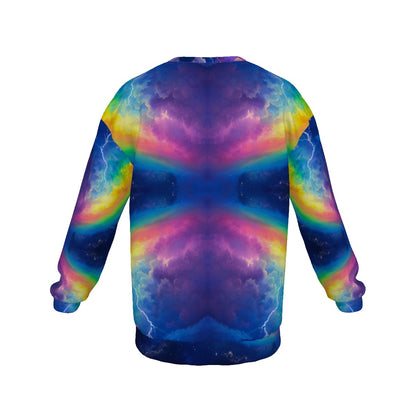 Men's Drop Shoulder Round Neck Long-Sleeved Sweatshirt