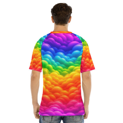 Men's Raglan Sleeve T-shirt With Button Closure