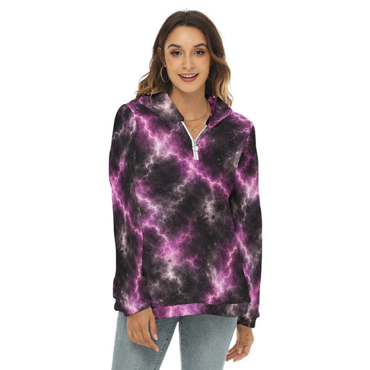 Women’s Borg-Fleece Half-Zip Hoodie - view 1