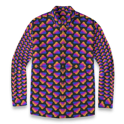Men's Casual Lapel Long Sleeve Shirt|125GSM Cotton