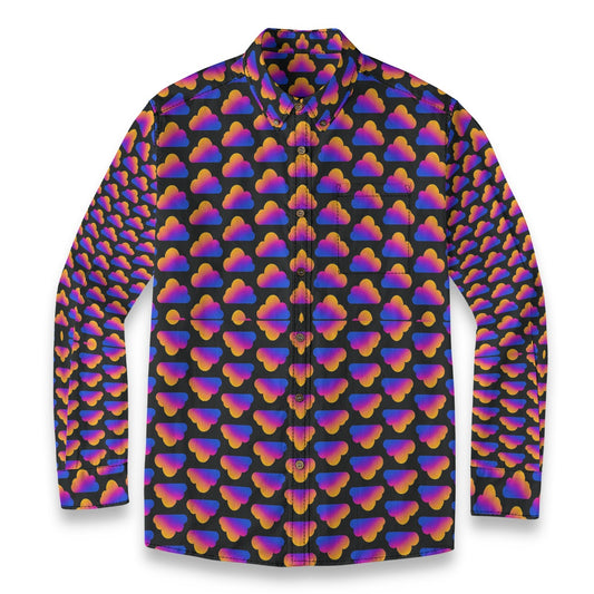 Men's Casual Lapel Long Sleeve Shirt|125GSM Cotton