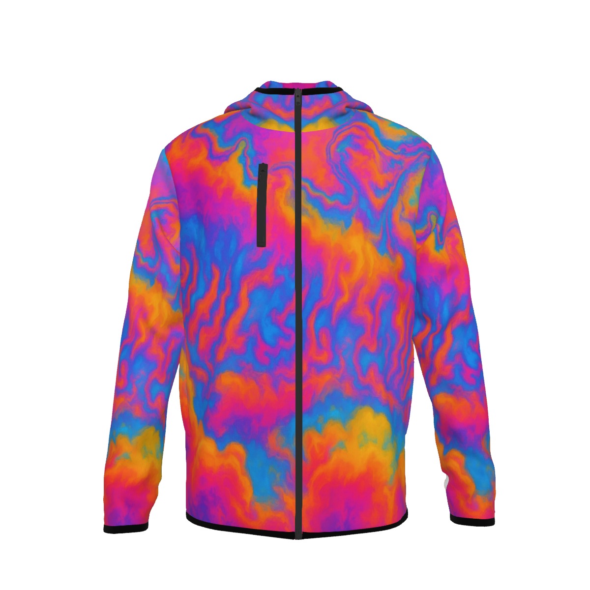 Men's Stylish Hoodie with Thumb Hole Design - view 1