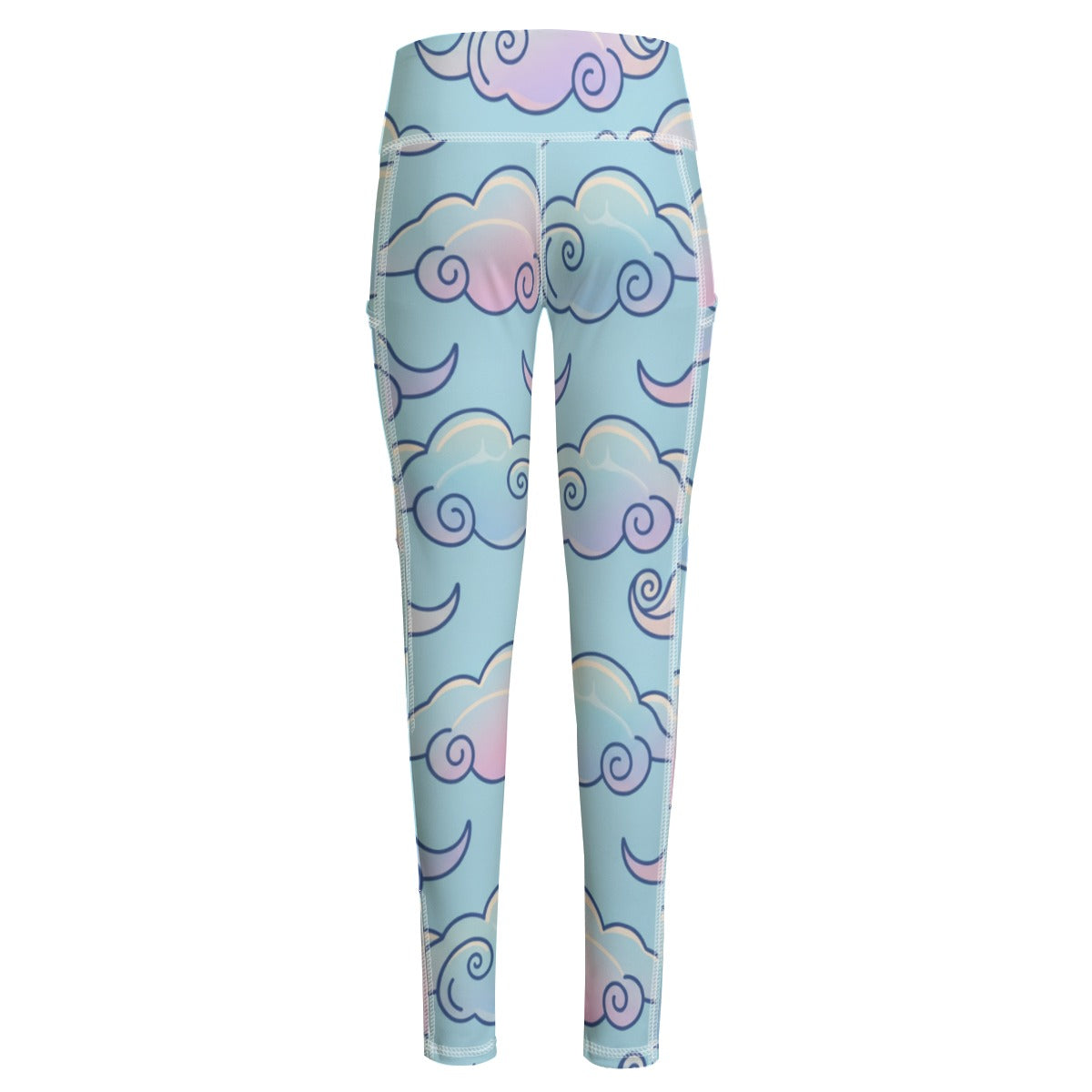 Functional Women's Yoga Leggings With Side Pockets|210GSM