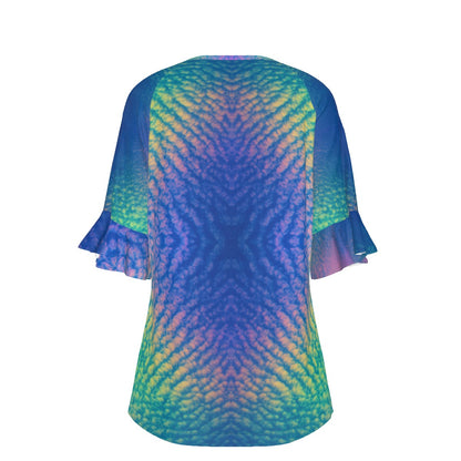 Women's T-shirt With Bell Sleeve