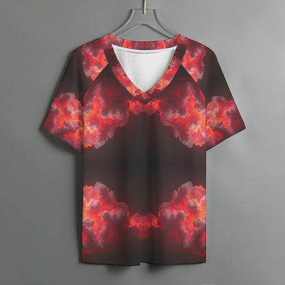 Women's V-neck T-shirt With Short Sleeve