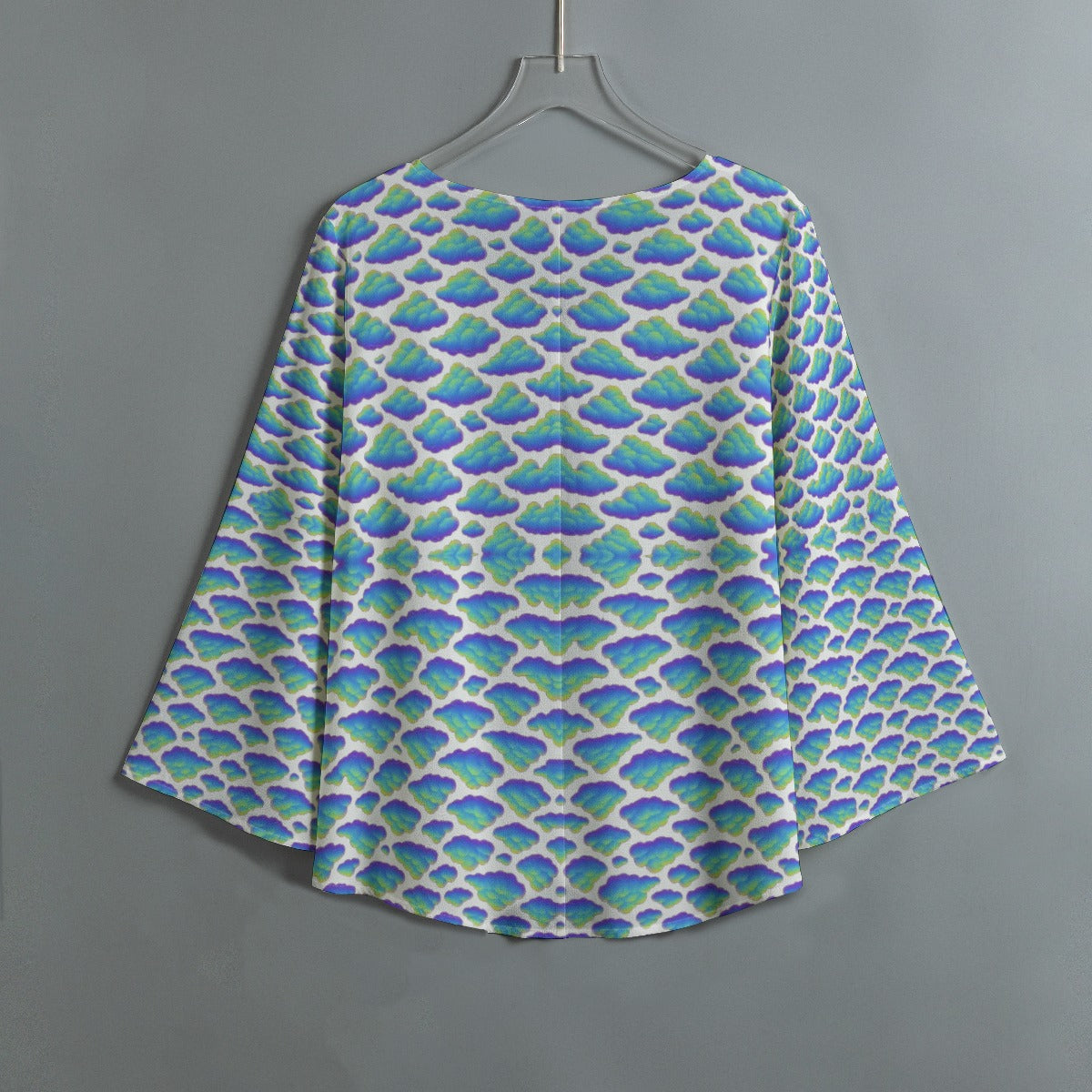 Women's V-neck T-shirt With Irregular Hem