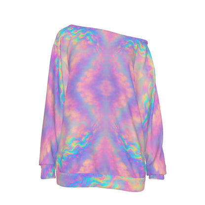 Women's Off-Shoulder Sweatshirt