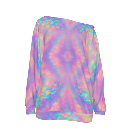 Women's Off-Shoulder Sweatshirt