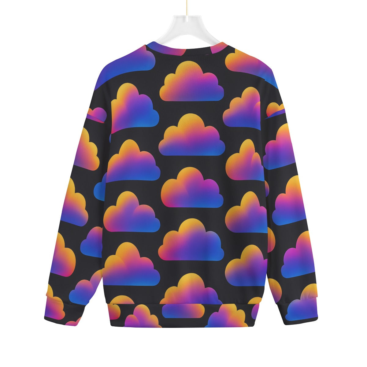 Unisex Drop-shoulder Knitted Fleece Sweater - view 2