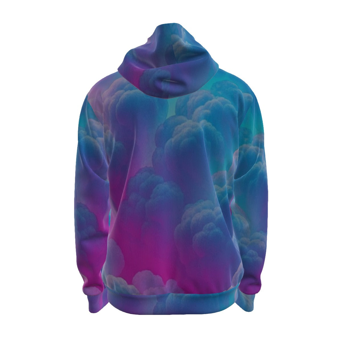 Unisex Zipper Hoodie With Black Lining