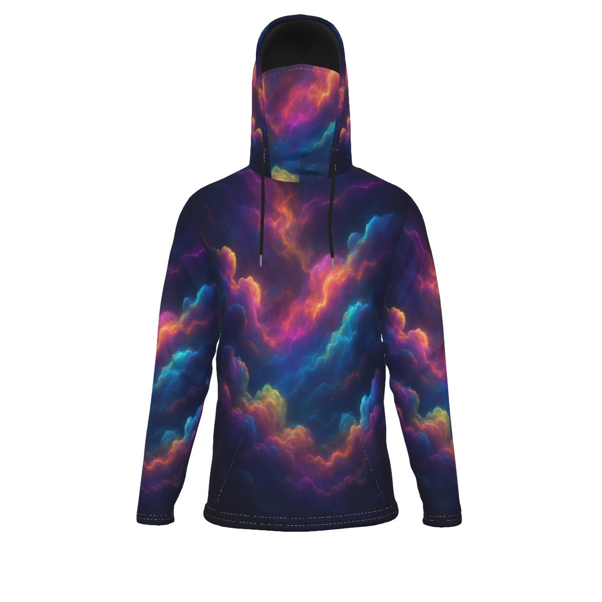 Men's Pullover Hoodie With Mask - view 1