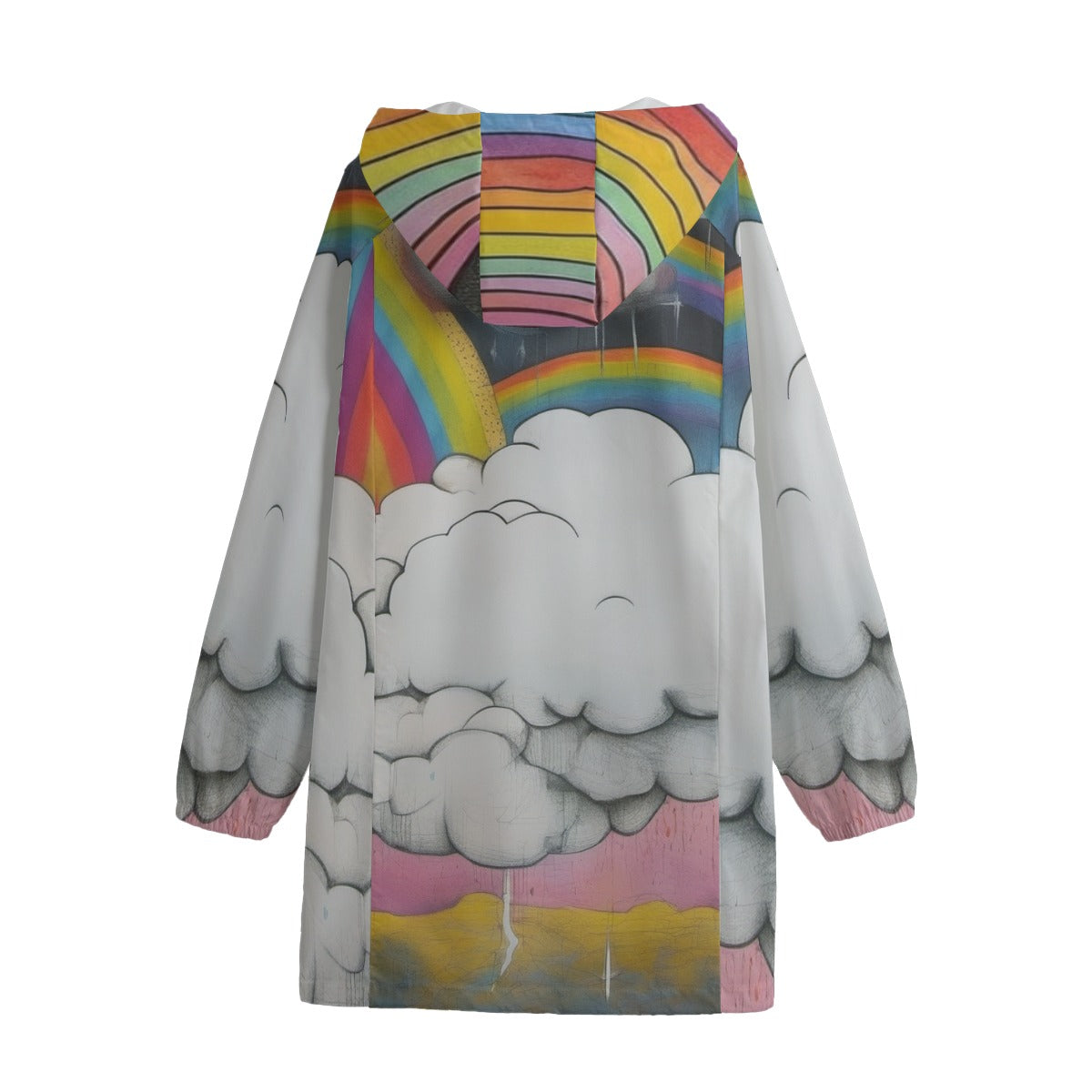 Unisex Windbreaker Long Jacket