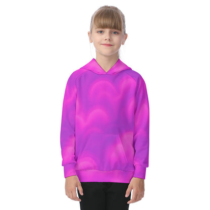 Unisex Kid's Raglan Pullover Hoodie